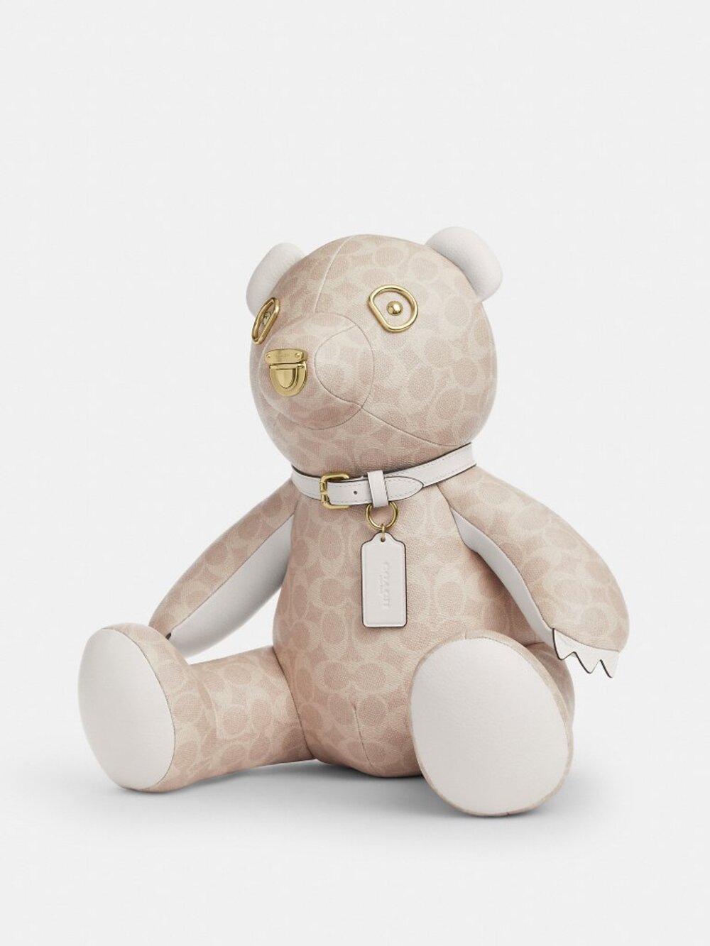 Coach Outlet Collectible Bear In Signature Canvas